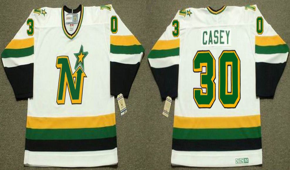 2019 Men Dallas Stars #30 Casey White CCM NHL jerseys